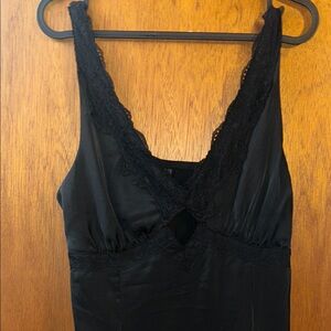 Wild Fable Black Lace Detail Chemise